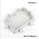 TB-1712 Caja IP-67 con prensaestopas moldeado