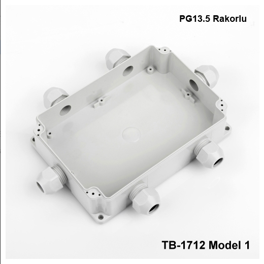  TB-1712 IP-67 Enclosure with Moulded-on Cable Gland Model 1