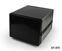 [dt-470-0-0-s-0] dt-470 eğimli masa tipi laboratuvar kutusu (siyah-naturel, havalandırmalı)