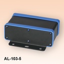 Caja de perfil de aluminio Al-103-5 Negra