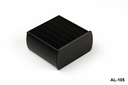 Caja de aluminio AL-105 Negra