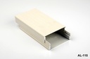 Caja de perfil de aluminio Al-115 blanca