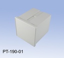 PT-190 Caja para panel Din gris claro