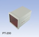 PT-180 Caja para panel Din Gris claro Panel rojo