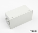 Caja para montaje en panel PT-205-01 Gris claro