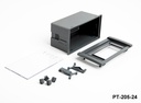 Caja para montaje en panel PT-205-24 Gris oscuro