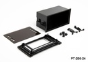 Caja para montaje en panel PT-205-24 Negra