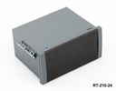 PT-210-24 Caja para panel Din gris oscuro
