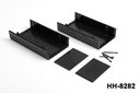 HH-8282 Boîtiers portables Noirs Pièces