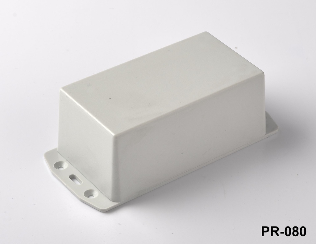 Caixa de plástico para projectos PR-080 (cinzento claro)