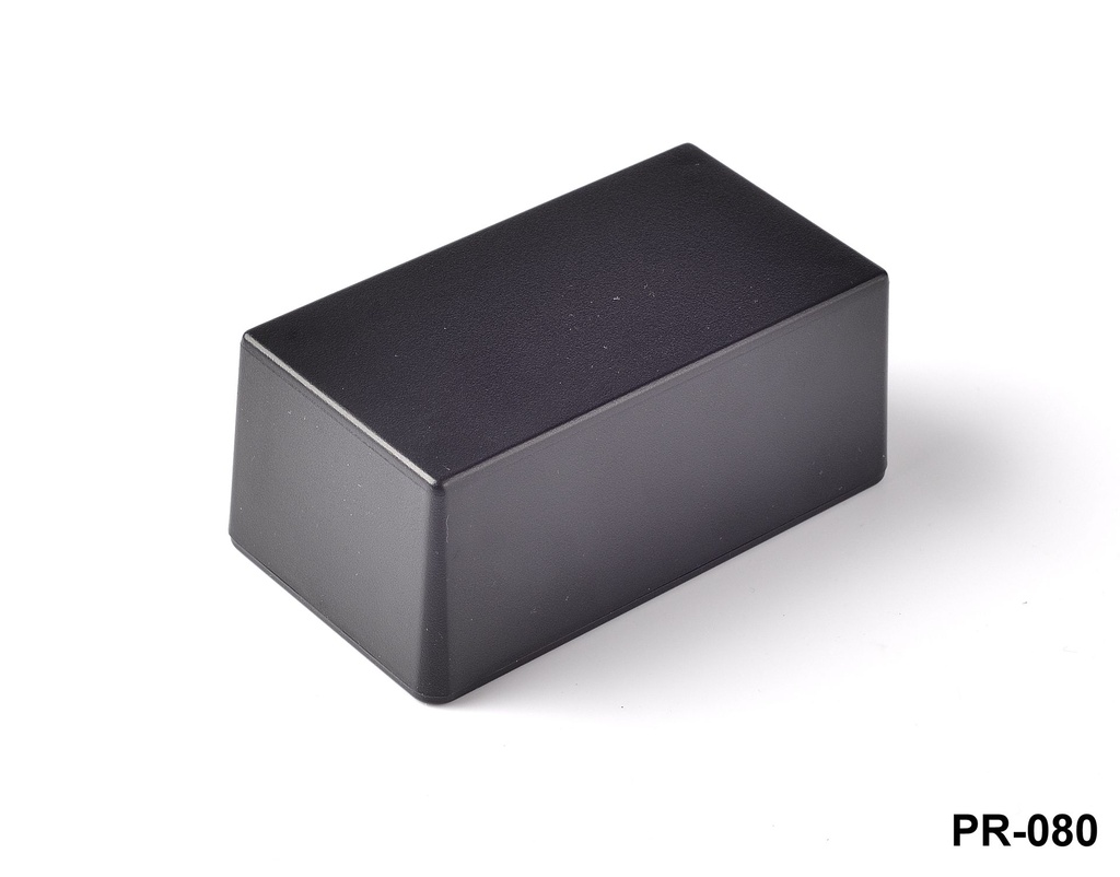 PR-080 Contenitore di progetto in plastica nero