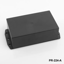 PR-224 Caja de plástico para proyectos negra