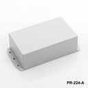 PR-224 Caixa de plástico para projectos em cinzento claro