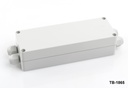 TB-1865 IP-67 Enclosure with Moulded (Light Gray ,w 4 Glands, ASA)