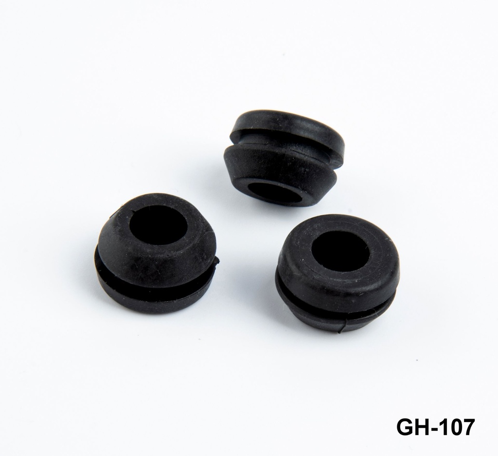 [GH-107-0-0-S-0] 7 мм кабельный гермоввод черный