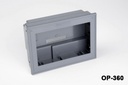 [OP-360-A-0-D-0] Caixa do painel do operador OP-360 (cinzento escuro, HB, janela de visualização aberta)