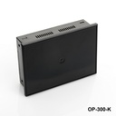 [OP-300-0-0-S-0] Caixa do painel do operador OP-300 (preto, HB, com ventilação, abertura de ecrã fechada)