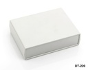 [DT-220-0-0-G-G] Caixa de plástico para projeto DT-220 (cinzento claro, painel cinzento claro, sem placa de montagem)