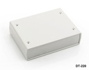 [DT-220-0-0-G-G] Пластиковый проектный корпус DT-220 (светло-серый, светло-серая панель, без монтажного комплекта)