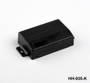 [HH-035-K-0-S-0] HH-035 ハンドヘルドエンクロージャー ( ブラック , クローズド , シングルスクリュー )