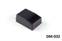 [DM-032-0-0-0-S-0] DM-032 falra szerelhető szekrény (fekete, zárt , HB , w szellőzés )