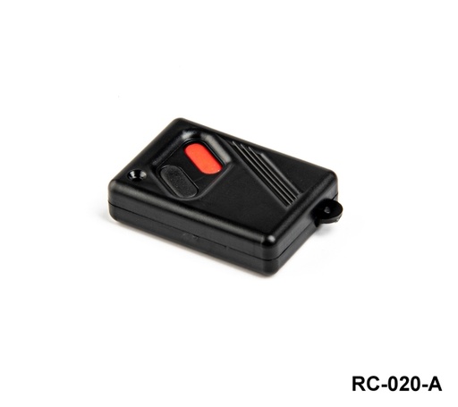 [RC-020-A-0-S-0] حاوية بحجم الجيب RC-020 (زرين) (بلاك, الأزرار الحمراء-السوداء)