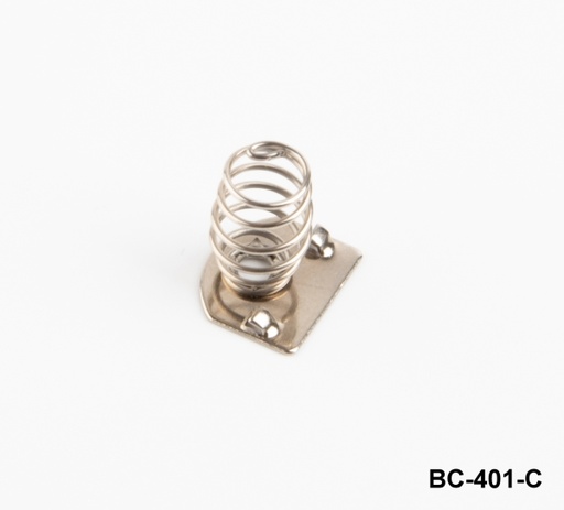 [BC-401-C] Contacto da pilha UM-4 / AAA (para PCB) (cátodo)