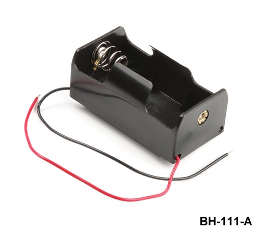[BH-111-A] 1 бр. държач за батерии UM-1 / размер D (с кабел)