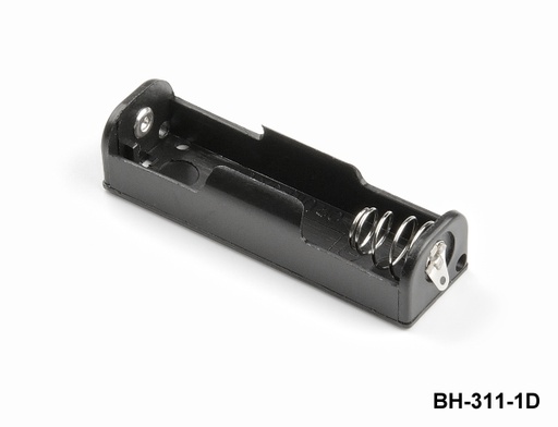[BH-311-1D] 1 τεμ. υποδοχή μπαταρίας μεγέθους UM-3 / AA (με δυνατότητα συγκόλλησης)
