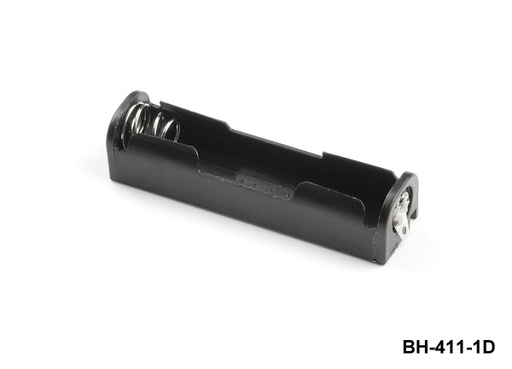 [BH-411-1D] 1 бр. държач за батерии с размер UM-4/ААА (с възможност за запояване)