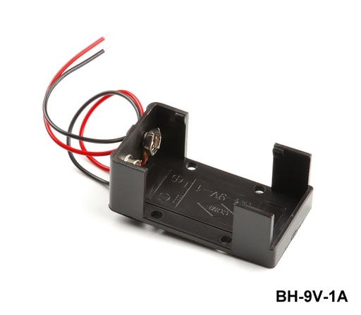 [BH-9V-1A] 9V バッテリーホルダー（有線）