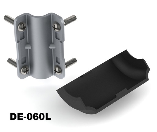 [DE-060-L-0-0-A-B] DE-060 铝制转角套件（白色外壳）