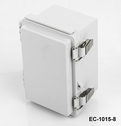 [EC-1015-8-A-G-G] EC-1015 Contenitori in plastica incernierati IP-67