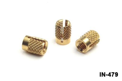 [IN-479-0-0-P-0] IN-479 M4x7.9 mm 黄铜膨胀插件