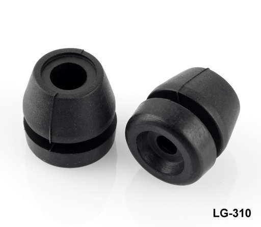 [LG-310-0-0-S-0] Junta para tubos ligeros LG-310 de 3 mm Negra