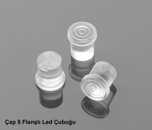 [LG-5115-0-0-T-0] 5mm Dia- Flush Front Mount Light Pipe