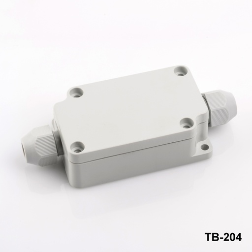 [TB-204-C-0-G-V0] حاوية TB-204 IP-67 مع غلاف كابل مصبوب على غدة كابل