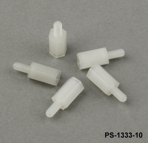 [PS-1333-10-0-N-0] Αρσενικό προς θηλυκό πλαστικό στήριγμα M3