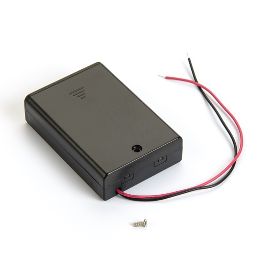 [SBH-331-A] 3 бр. държачи за батерии с размер UM-3 / AA (един до друг) (с кабел) (с покритие)