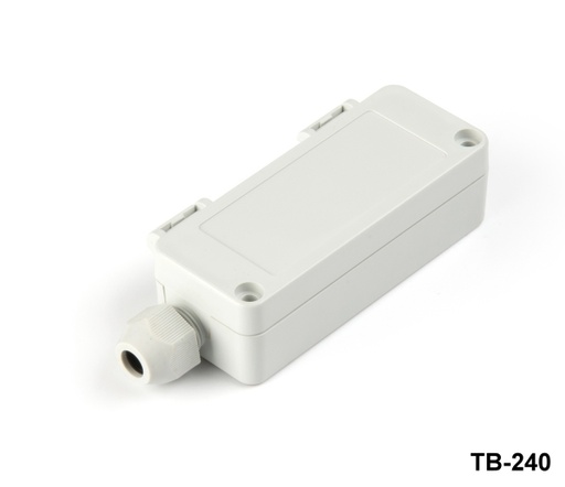 [TB-240-0-0-G-0] Caixa TB-240 IP-67 com bucim moldado