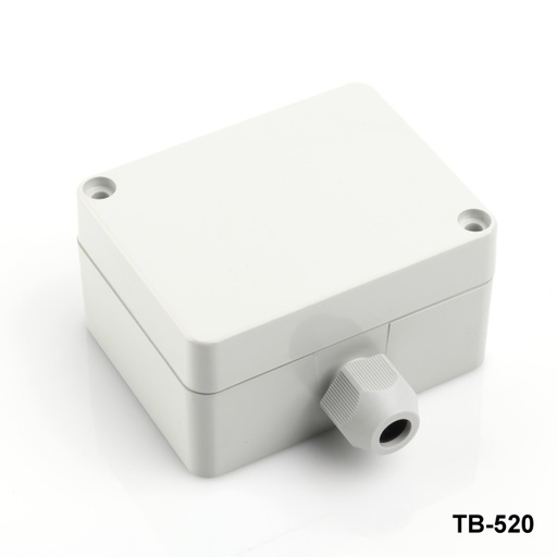 [TB-520-0-0-G-V0] حاوية TB-520 IP-67 مع غلاف كابل مصبوب على غدة الكابلات