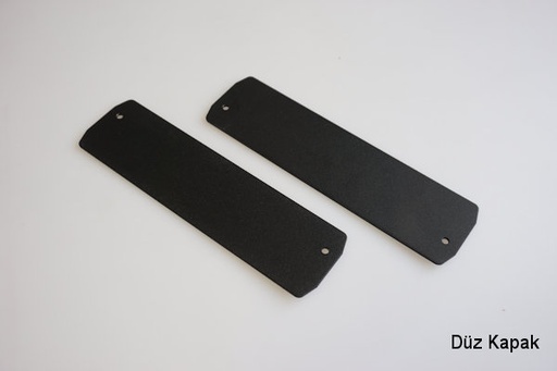 [DE-195-30-01-S-0] DE-195 Aluminiowy panel końcowy + śruba (zestaw) Czarny