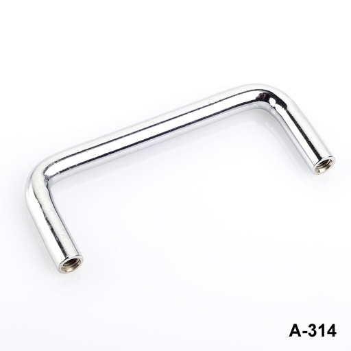 [A-314-0-0-M-0] Round Handle 2U for 19"