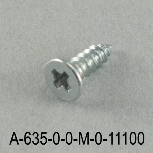 [A-635-0-0-M-0] 2,9x9,5 mm YHB SC 金属灰色螺钉