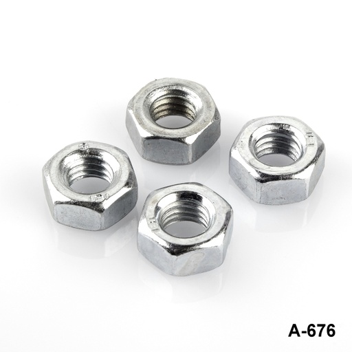 [A-676-0-0-M-0] M6 Steel Nut