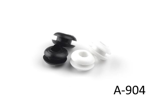 [A-904-0-0-S-0] A-904 4mm Cable Grommet (Black)
